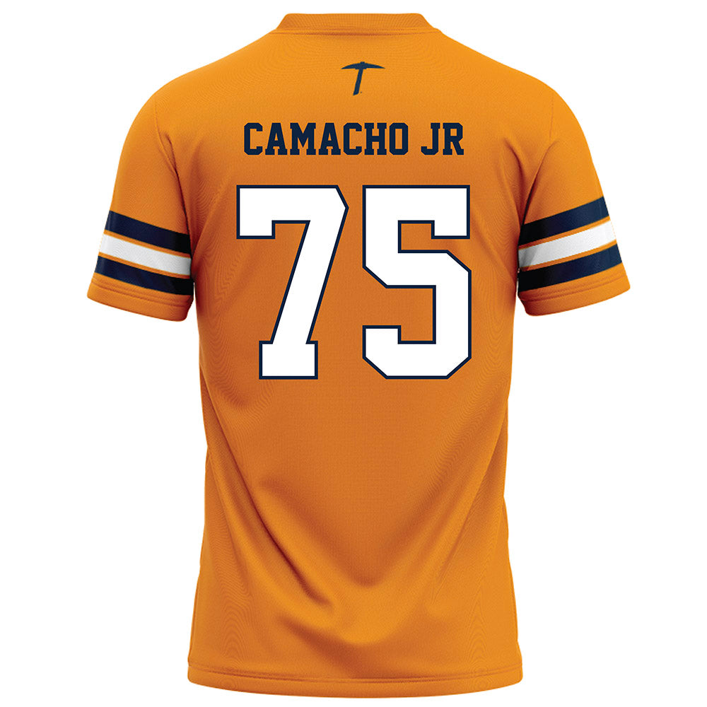 UTEP - NCAA Football : Juan Camacho Jr - Orange Football Jersey