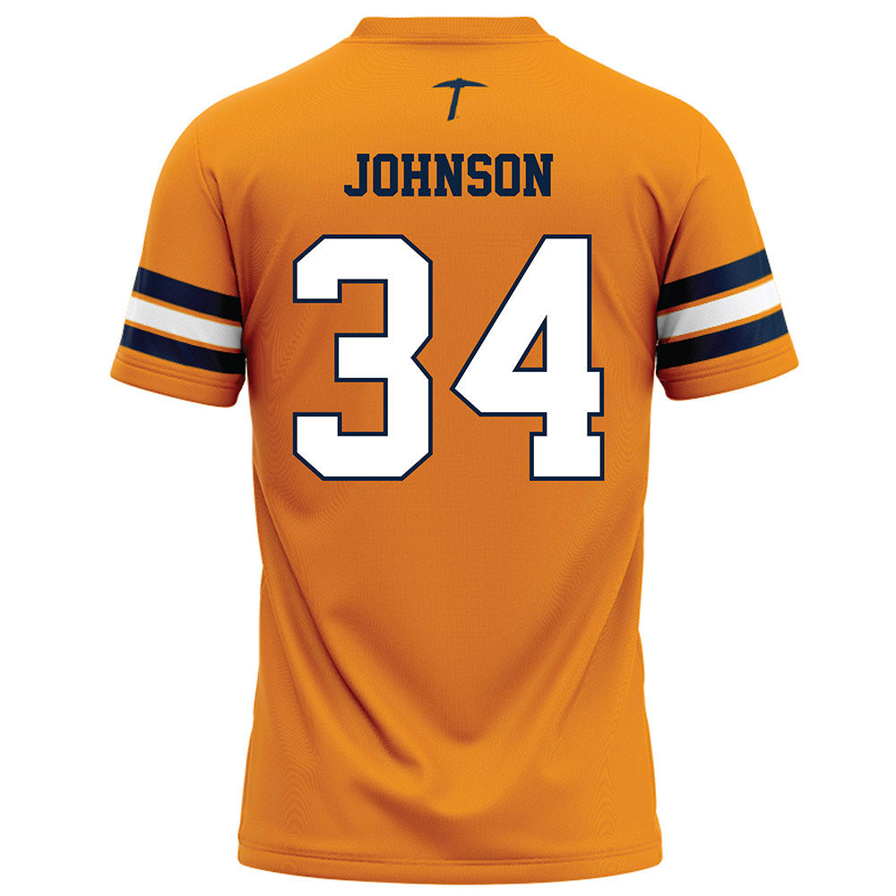 UTEP - NCAA Football : Xavier Johnson - Orange Football Jersey