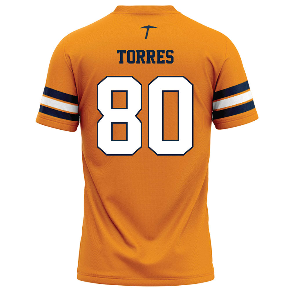 UTEP - NCAA Football : Marcus Torres - Orange Football Jersey