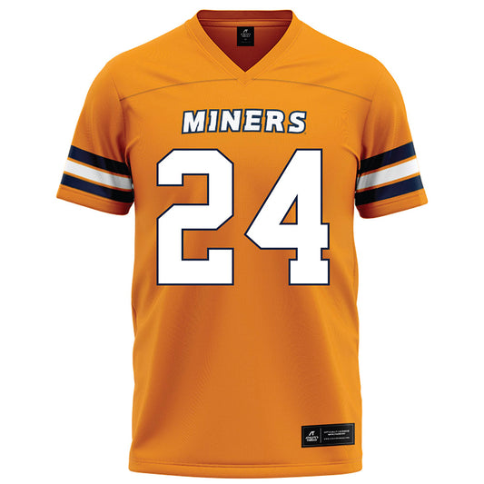 UTEP - NCAA Football : Jaime Guerrero Jr - Orange Football Jersey