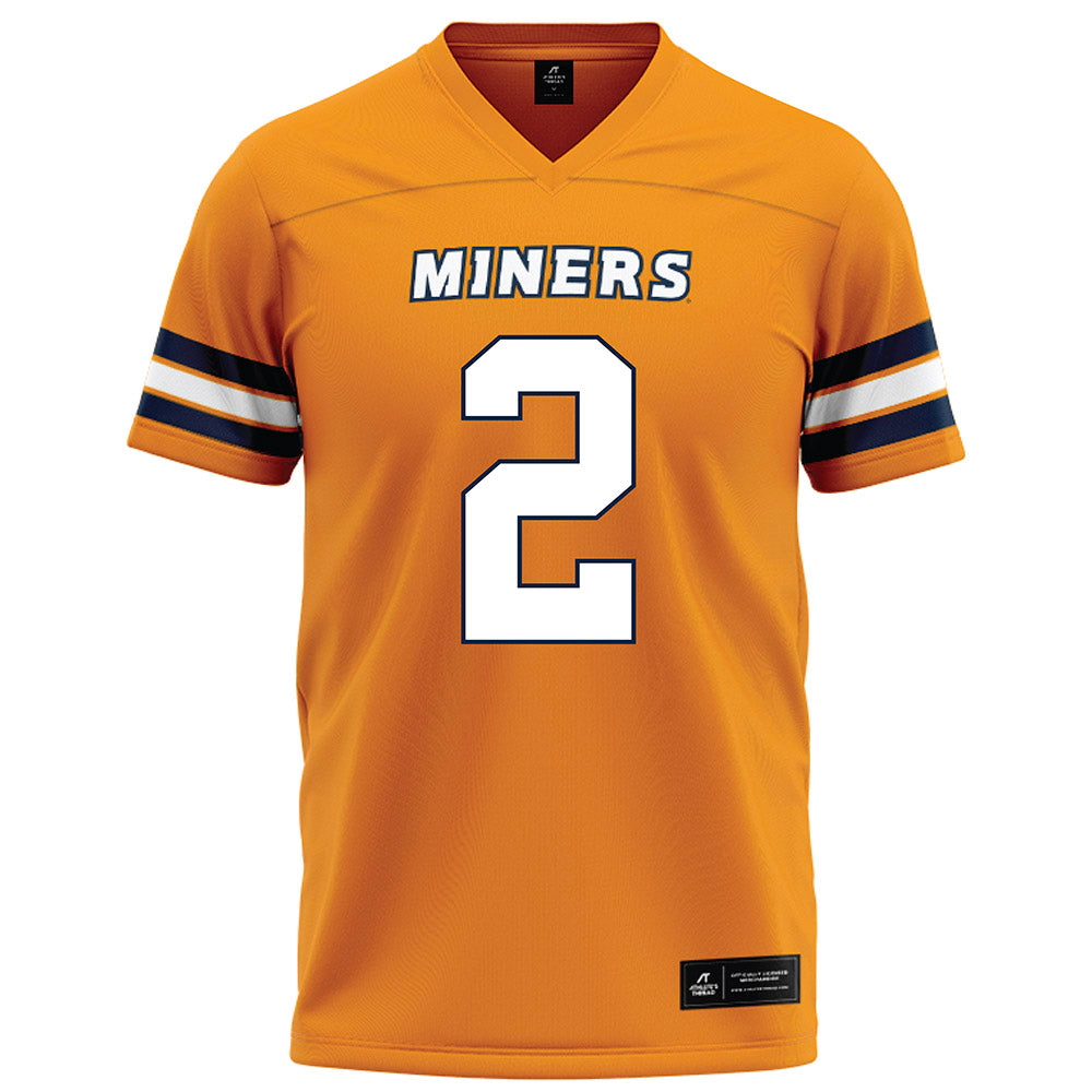 UTEP - NCAA Football : Xavier Smith - Orange Football Jersey