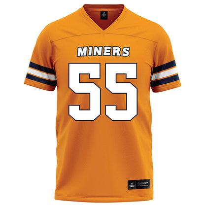 UTEP - NCAA Football : Allan McCarter - Orange Football Jersey