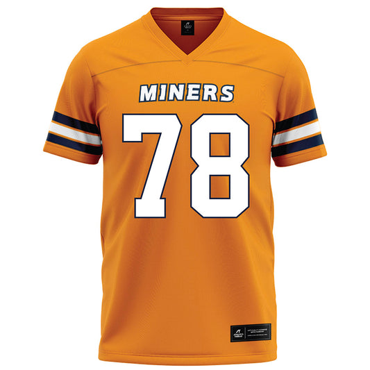 UTEP - NCAA Football : Ryder Slaton - Orange Football Jersey-0