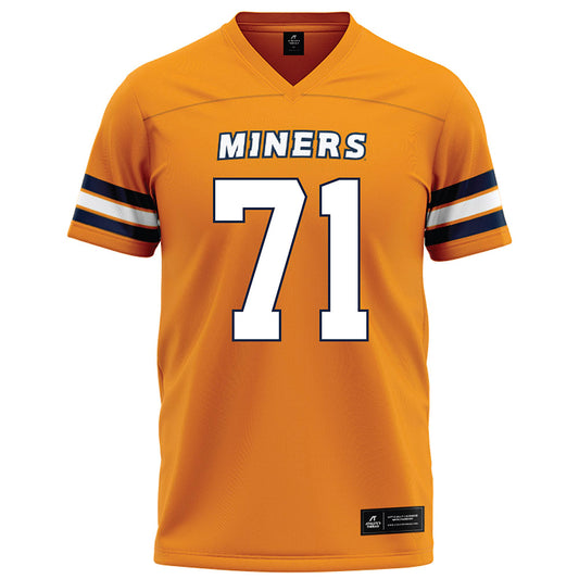 UTEP - NCAA Football : Preston Perkins - Orange Football Jersey-0