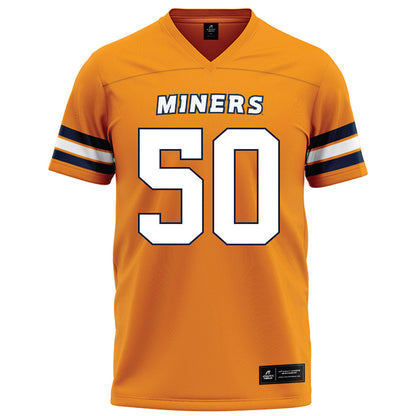 UTEP - NCAA Football : Leander Parrish - Orange Football Jersey-0