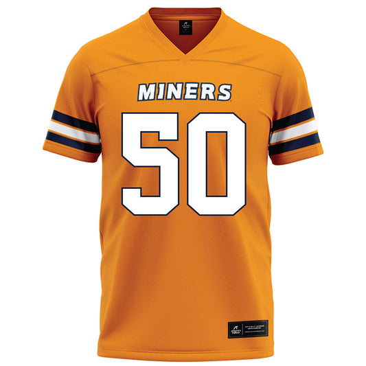 UTEP - NCAA Football : Leander Parrish - Orange Football Jersey-0