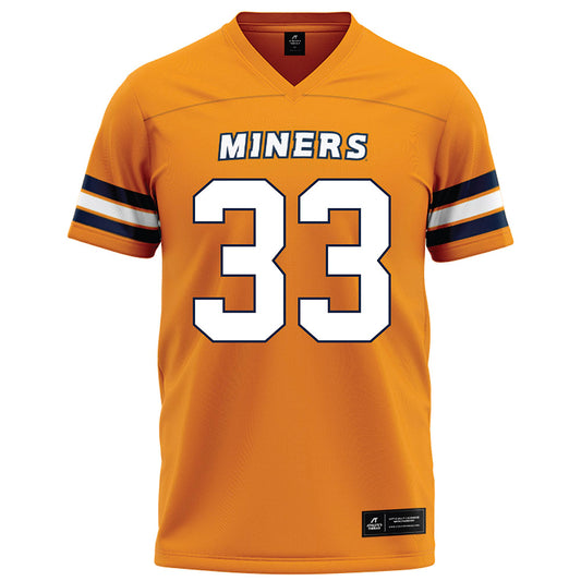 UTEP - NCAA Football : Tanner Cragun - Orange Football Jersey-0