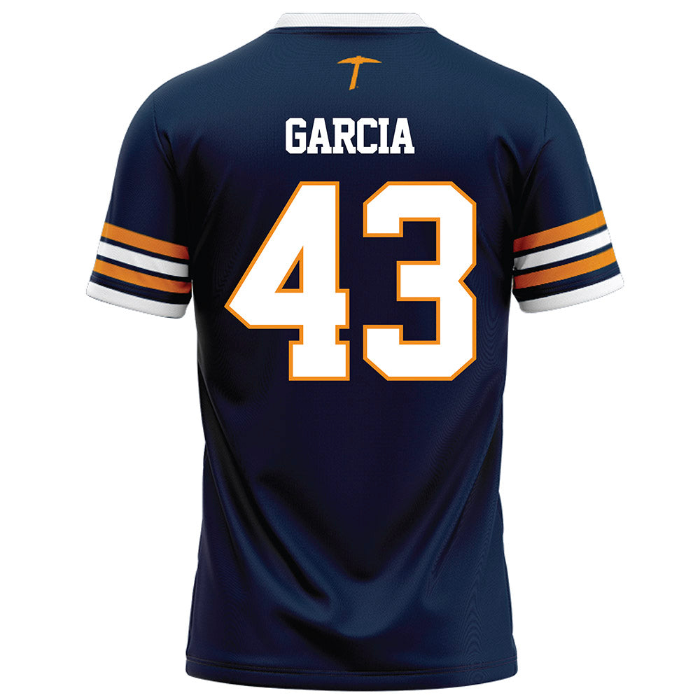 UTEP - NCAA Football : Edgar Garcia - Navy Football Jersey