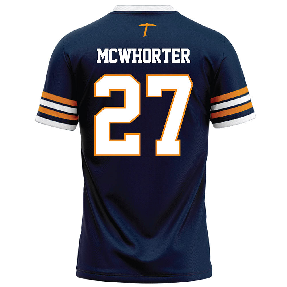 UTEP - NCAA Football : Miles McWhorter - Football Jersey