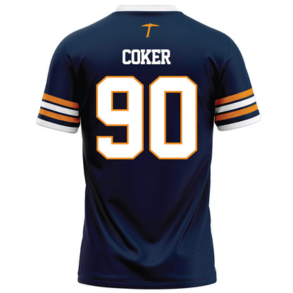 UTEP - NCAA Football : Ashton Coker - Navy Football Jersey