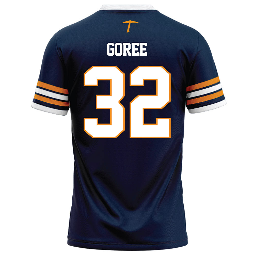 UTEP - NCAA Football : Devin Goree - Navy Football Jersey