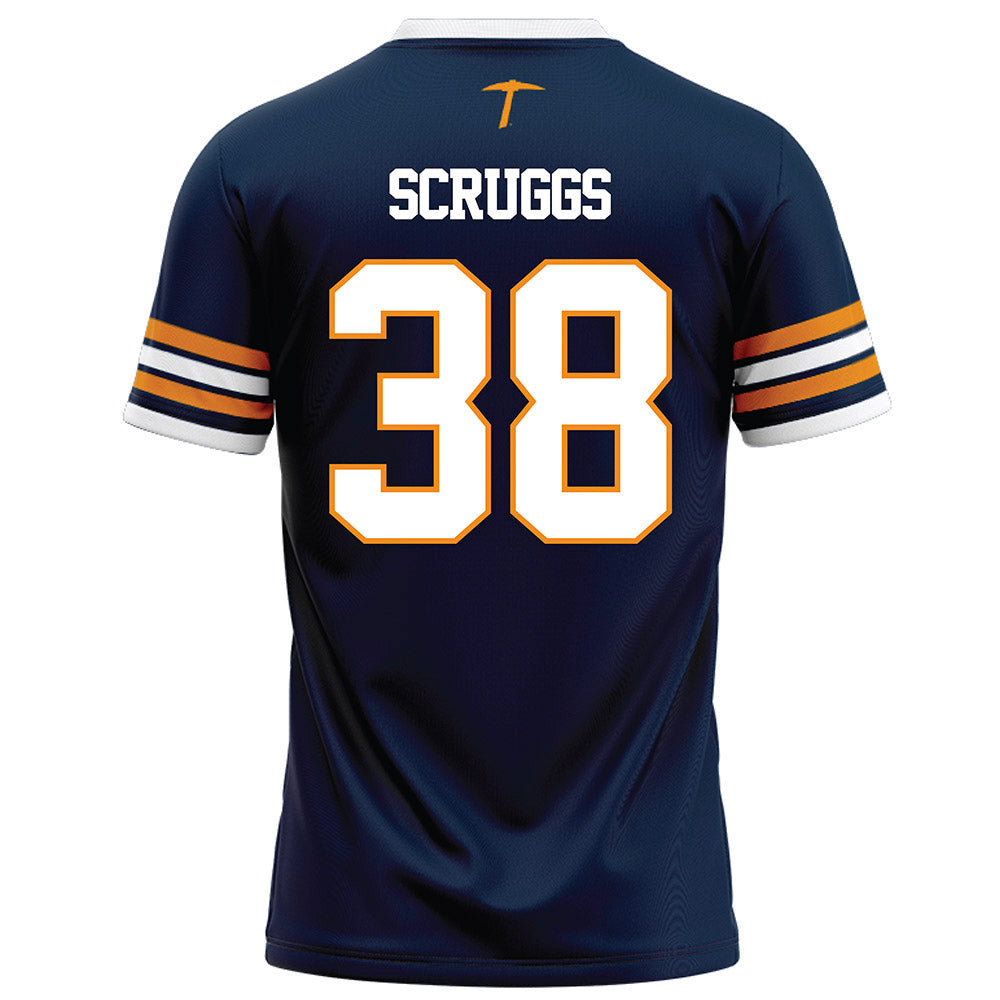 UTEP - NCAA Football : Evan Scruggs - Navy Football Jersey