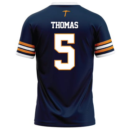 UTEP - NCAA Football : Kam Thomas - Navy Football Jersey