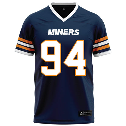 UTEP - NCAA Football : Jimmy Leon - Navy Football Jersey-0