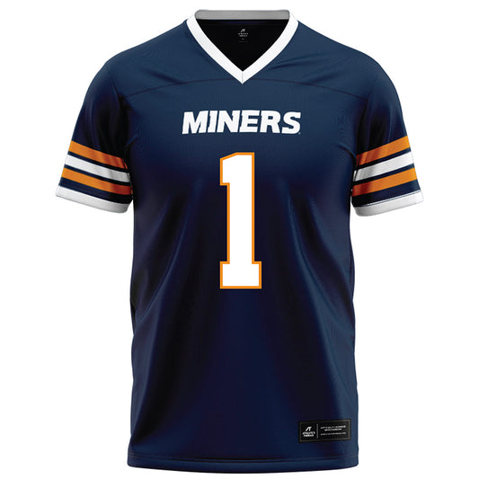UTEP - NCAA Football : Joshua Rudolph - Navy Football Jersey-0