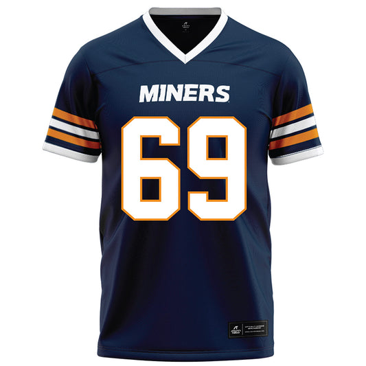 UTEP - NCAA Football : James Williams - Navy Football Jersey-0