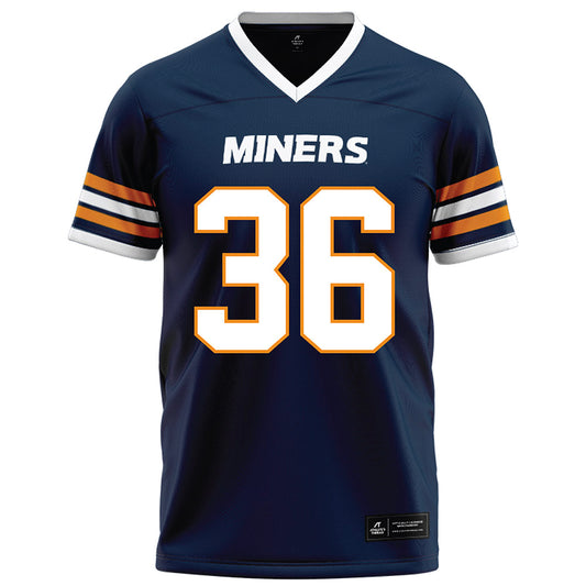 UTEP - NCAA Football : Wilton Flabiano - Navy Football Jersey-0