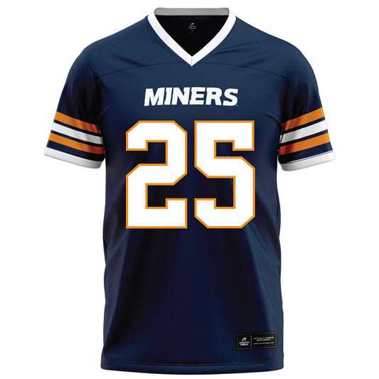 UTEP - NCAA Football : Lorenzo Hill - Navy Football Jersey-0