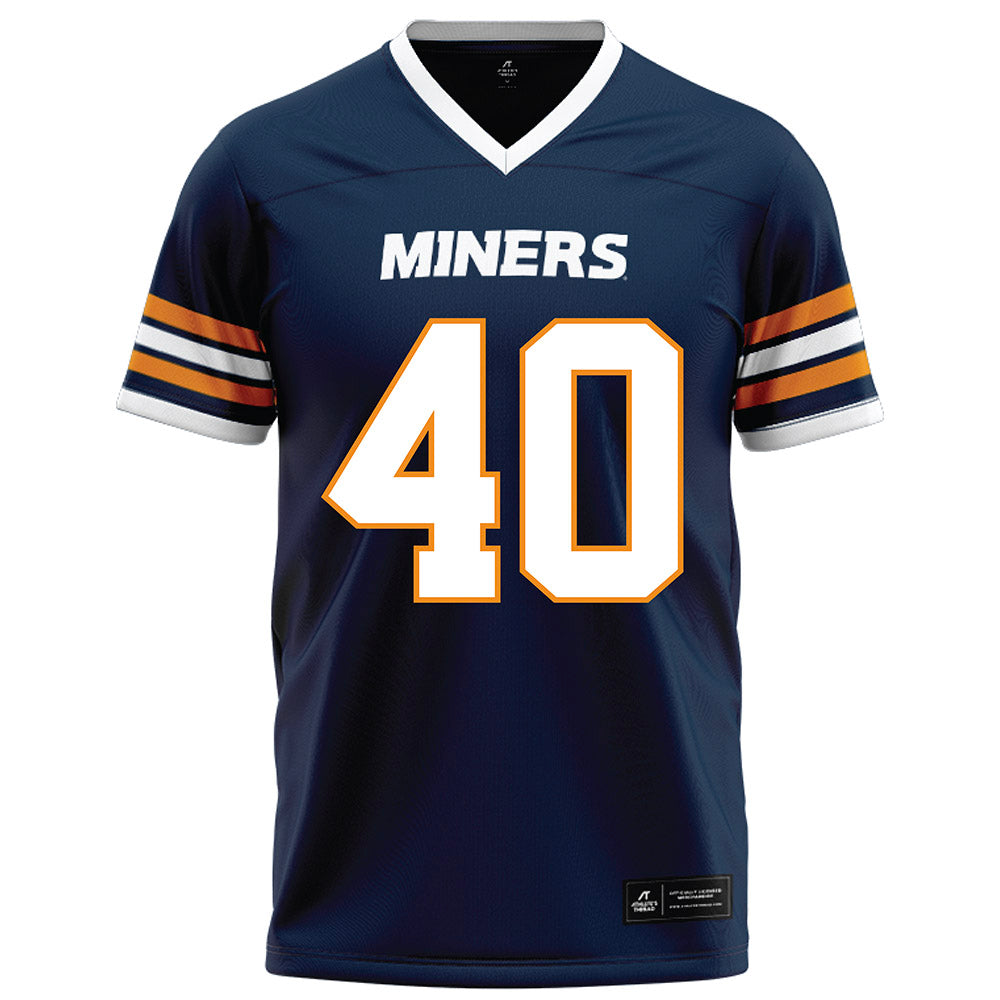 UTEP - NCAA Football : Jaxon Smith - Navy Football Jersey-0