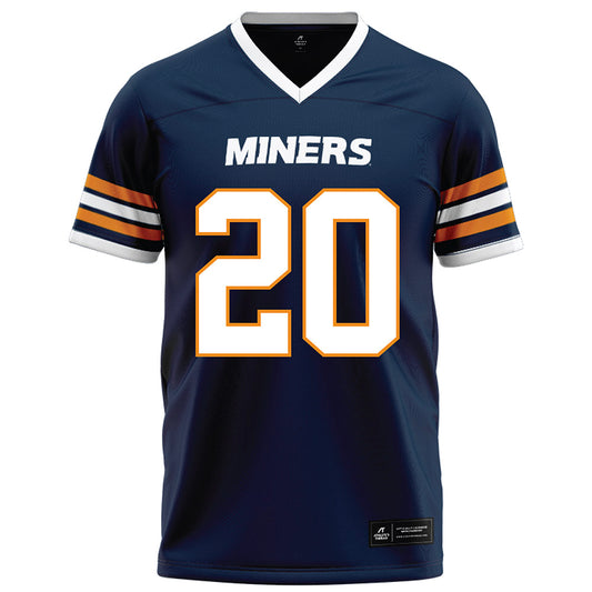 UTEP - NCAA Football : Josh Bell - Navy Football Jersey-0
