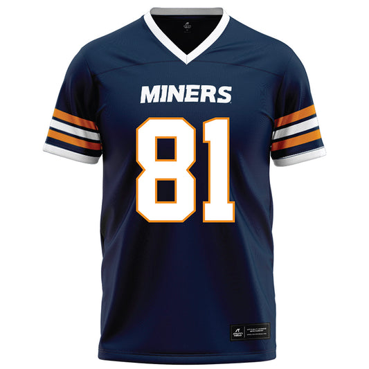 UTEP - NCAA Football : Luka Matamoros - Navy Football Jersey-0