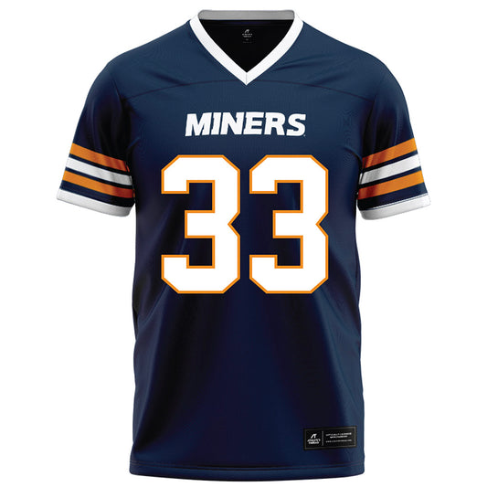 UTEP - NCAA Football : Tanner Cragun - Navy Football Jersey-0