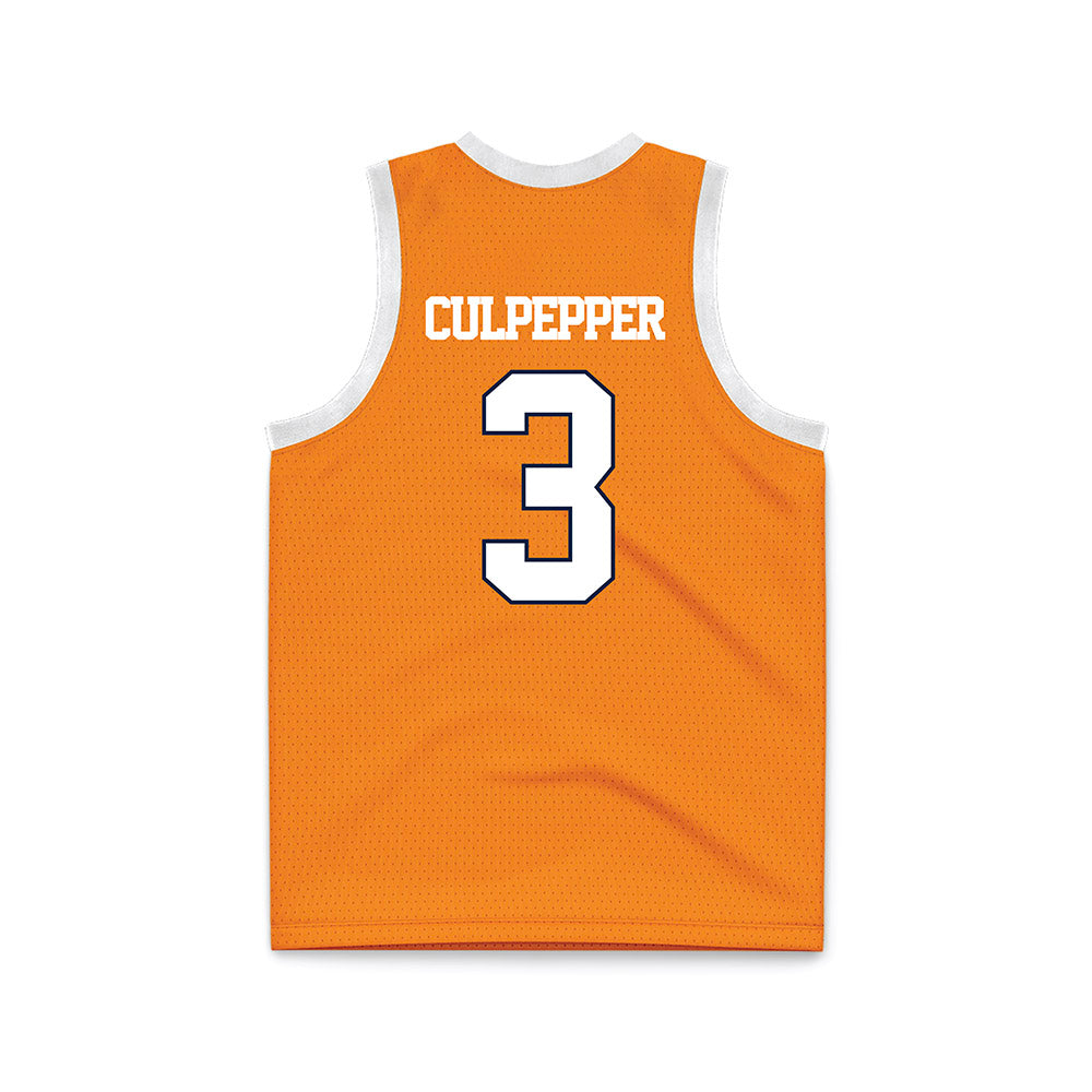 UTEP - Men's Basketball Legends : Randy Culpepper - Orange Basketball Jersey-1
