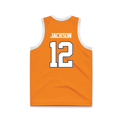 UTEP - Men's Basketball Legends : Stefon Jackson - Orange Basketball Jersey-1