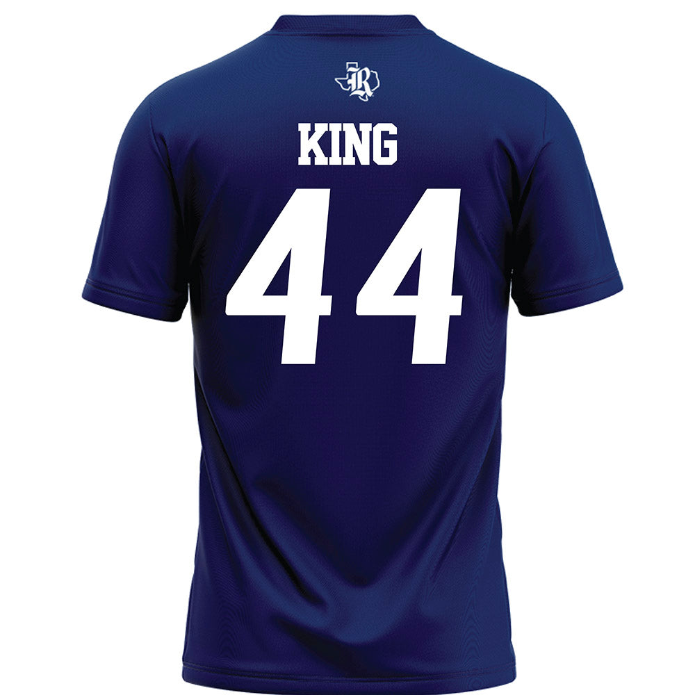 Rice - NCAA Football : Cooper King - Navy Blue Football Jersey-1