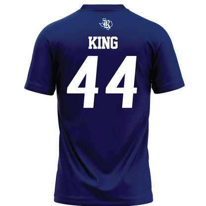 Rice - NCAA Football : Cooper King - Navy Blue Football Jersey-1