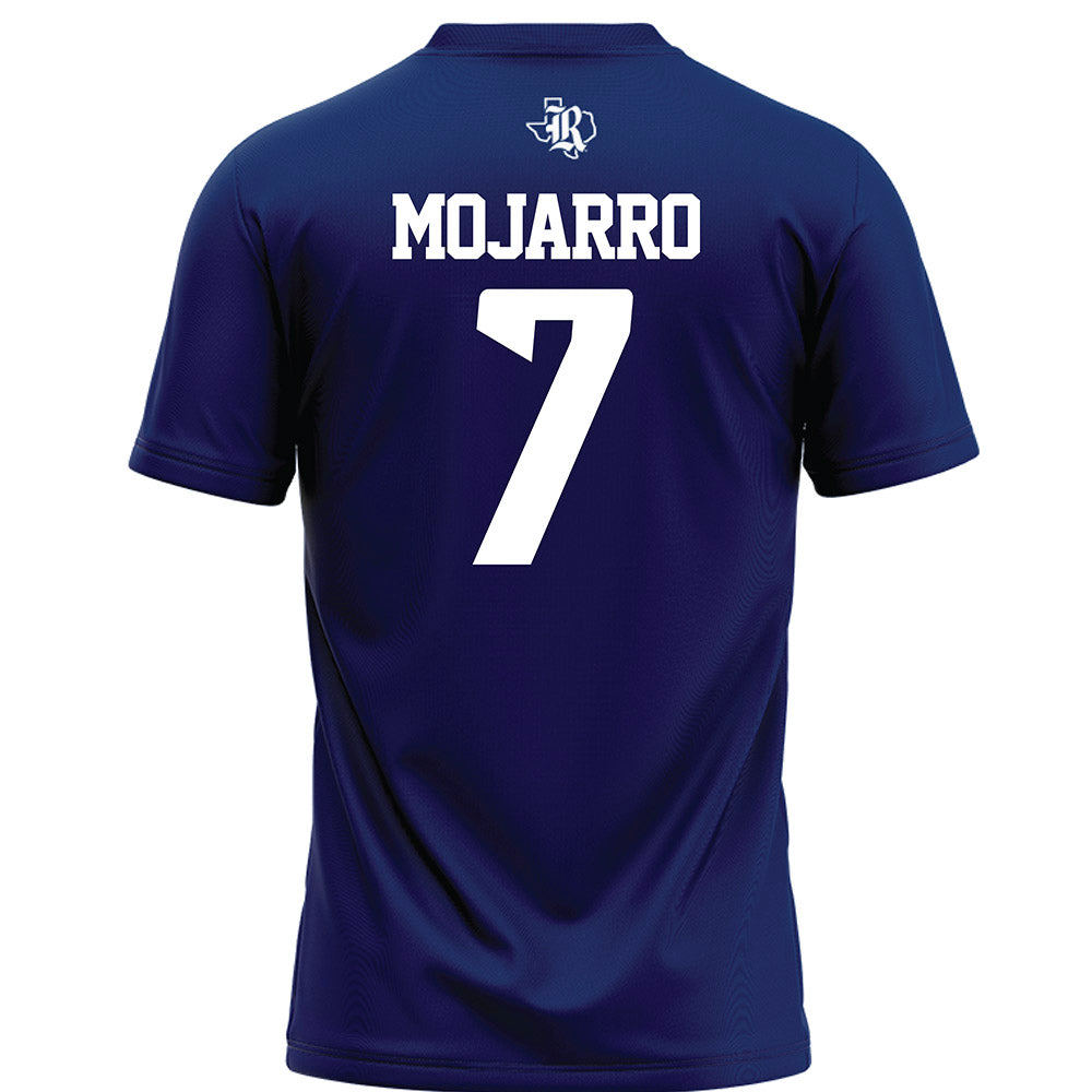 Rice - NCAA Football : Elijah Mojarro - Navy Blue Football Jersey-1