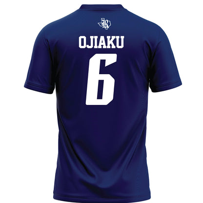 Rice - NCAA Football : Ashton Ojiaku - Navy Blue Football Jersey