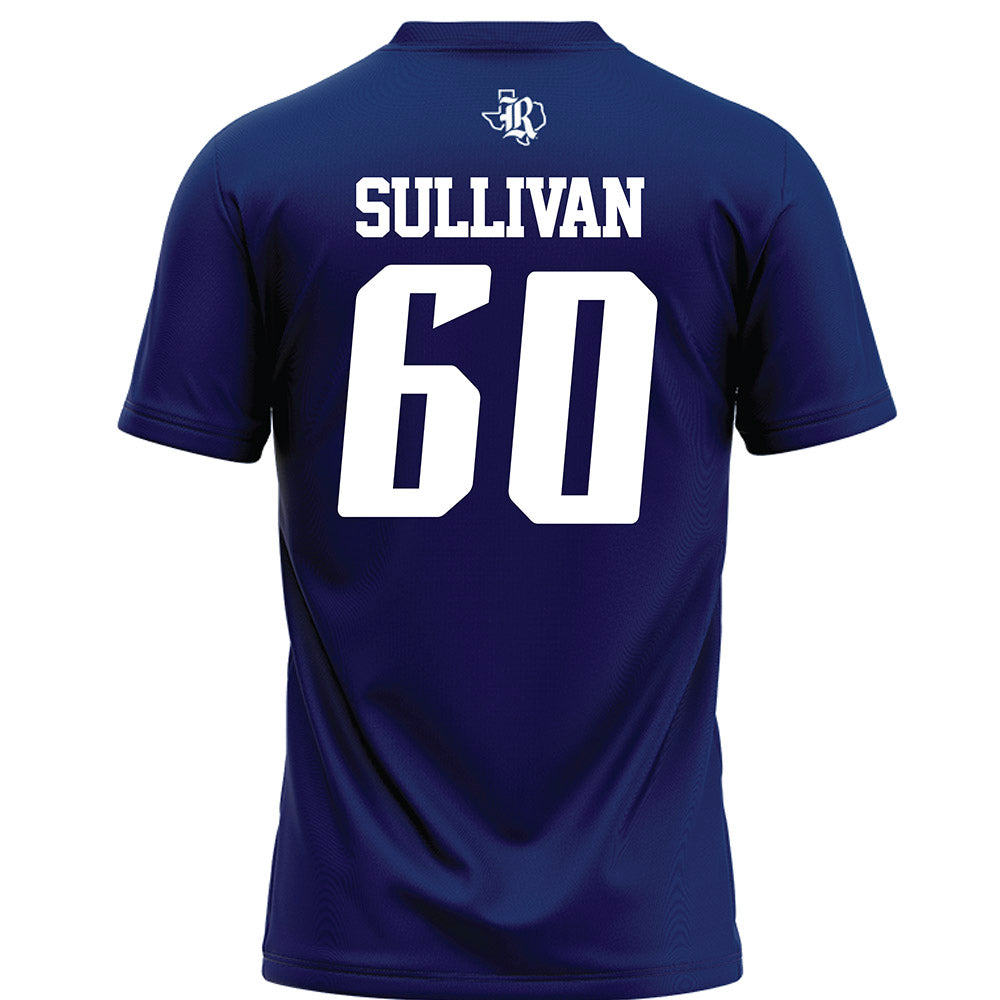 Rice - NCAA Football : Sean Sullivan - Navy Blue Football Jersey-1
