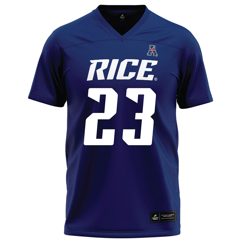 Rice - NCAA Football : Payton Matthews - Navy Blue Football Jersey-0