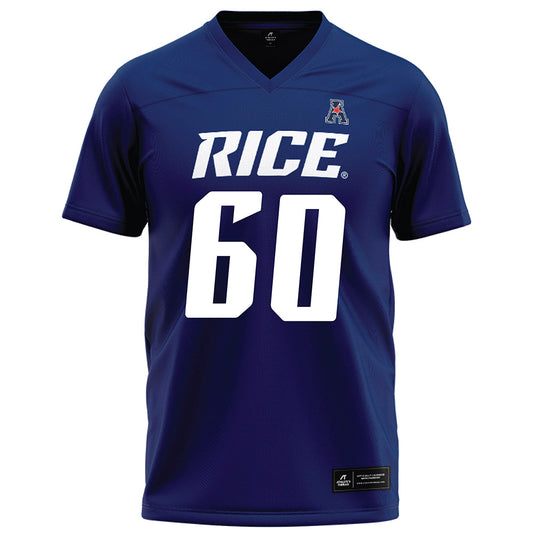Rice - NCAA Football : Sean Sullivan - Navy Blue Football Jersey-0