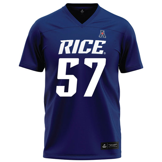 Rice - NCAA Football : Aquantis Clemmons - Navy Blue Football Jersey-0