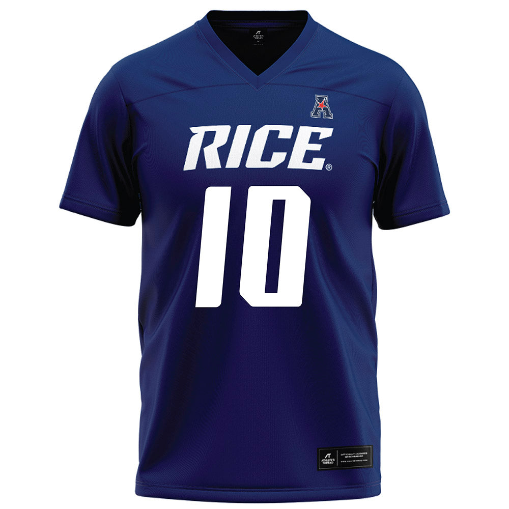 Rice - NCAA Football : Quinton Jackson - Navy Blue Football Jersey