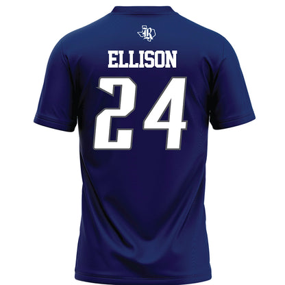 Rice - NCAA Football : JaBari Ellison - Navy Blue Football Jersey-1