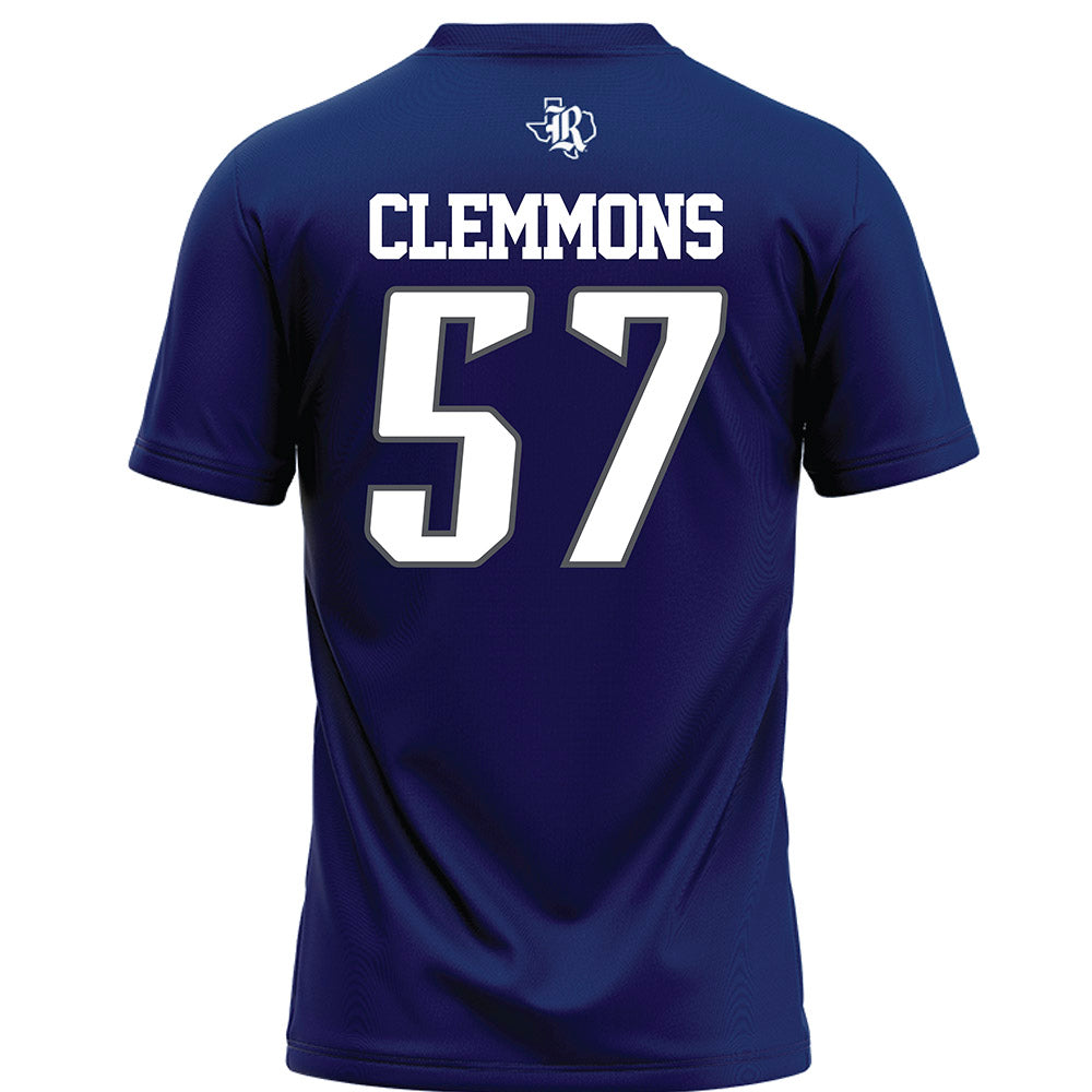 Rice - NCAA Football : Aquantis Clemmons - Navy Blue Football Jersey-1