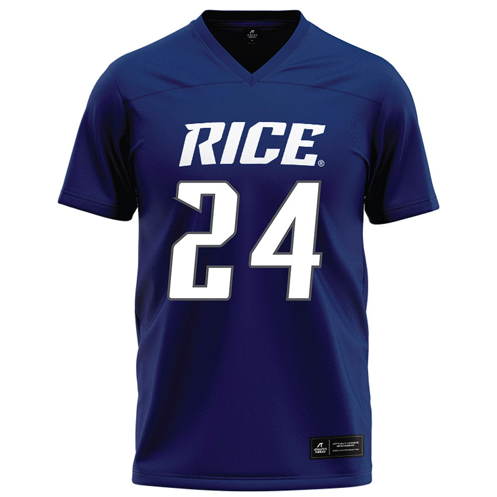 Rice - NCAA Football : JaBari Ellison - Navy Blue Football Jersey-0