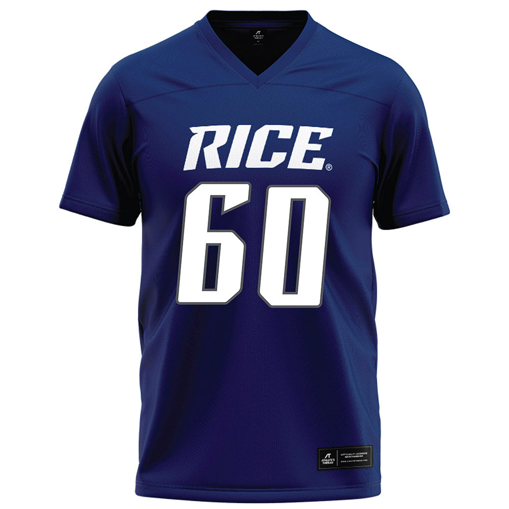 Rice - NCAA Football : Sean Sullivan - Navy Blue Football Jersey-0