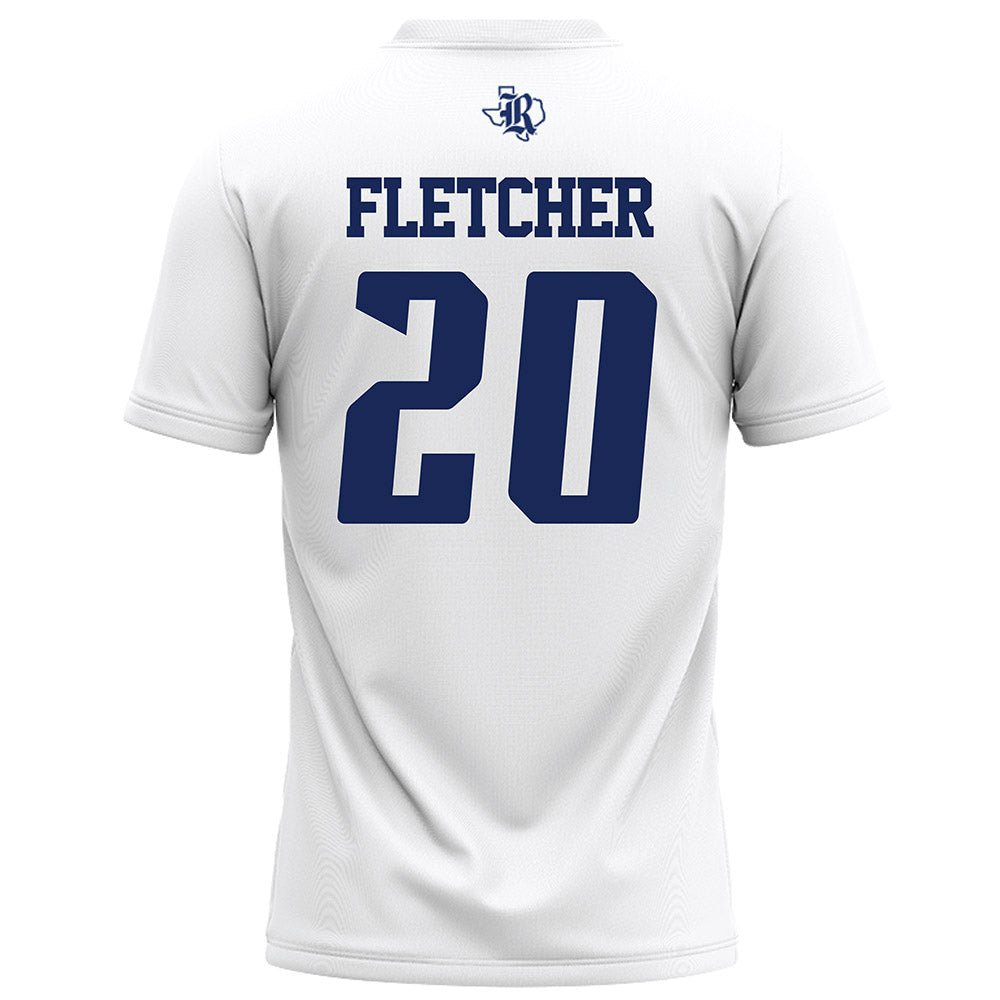 Rice - NCAA Football : Bailey Fletcher - White Football Jersey