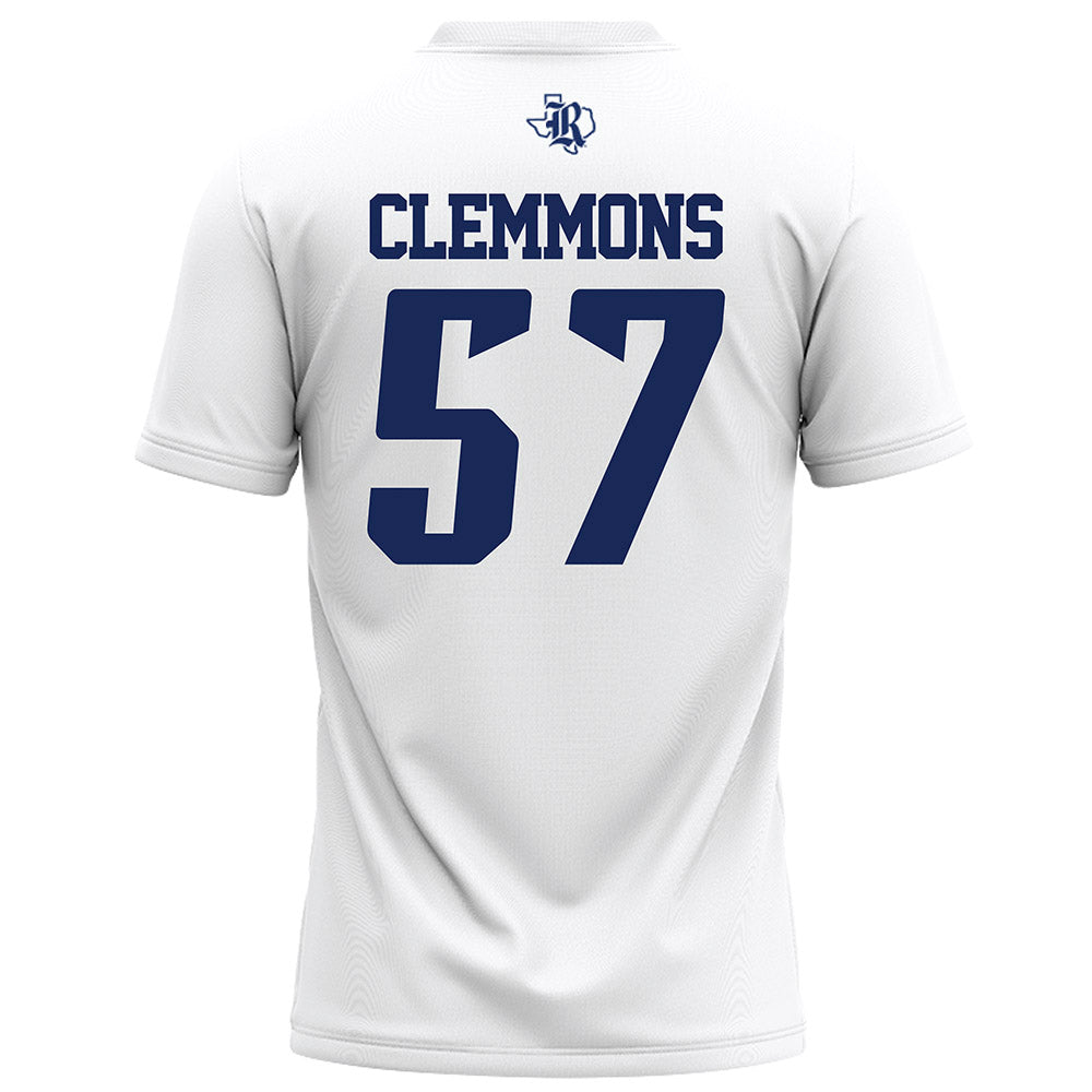 Rice - NCAA Football : Aquantis Clemmons - White Football Jersey-1