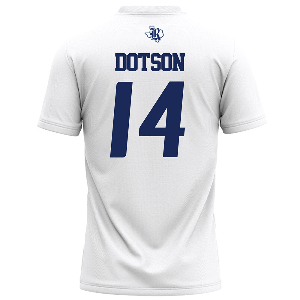 Rice - NCAA Football : Ephraim Dotson - White Football Jersey