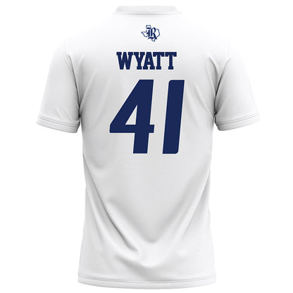 Rice - NCAA Football : Plae Wyatt - White Football Jersey-1