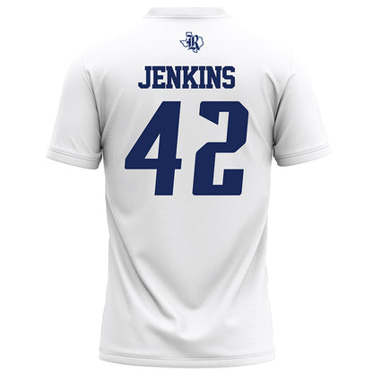 Rice - NCAA Football : DeReyon Jenkins - White Football Jersey-1