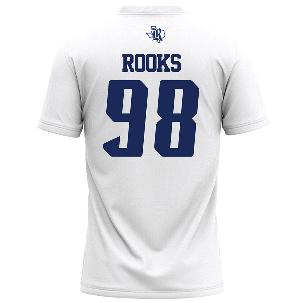 Rice - NCAA Football : Robert Rooks - White Football Jersey-1