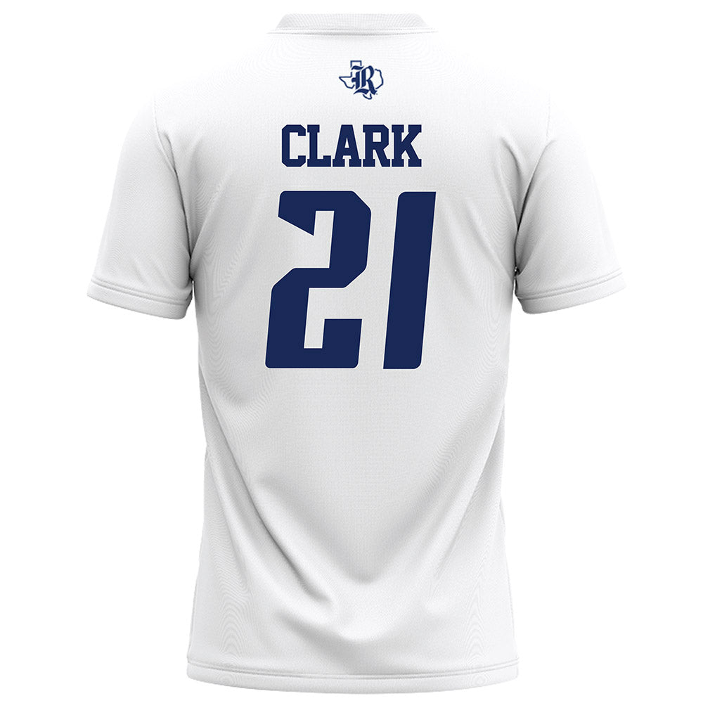 Rice - NCAA Football : Jamarion Clark - White Football Jersey-1