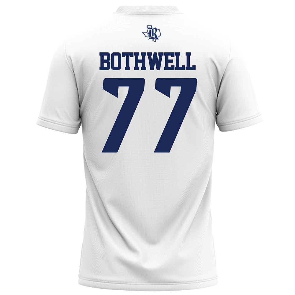 Rice - NCAA Football : Ian Bothwell - White Football Jersey-1