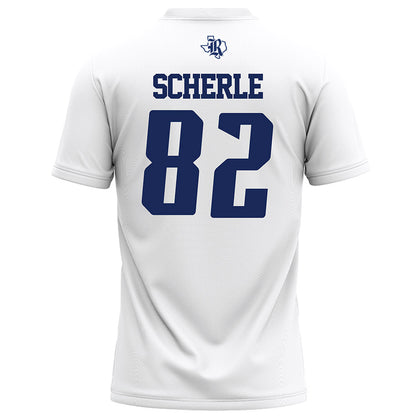 Rice - NCAA Football : Alexander Scherle - White Football Jersey-1